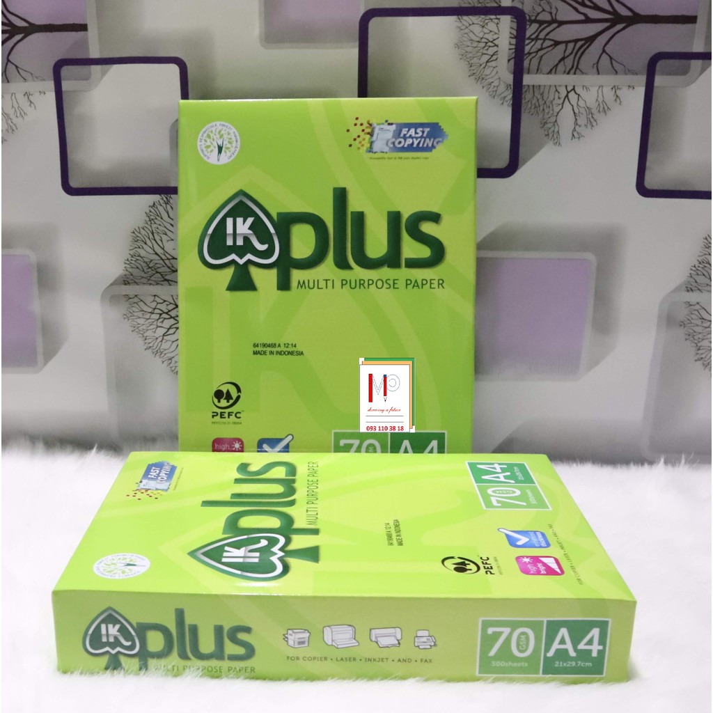 Giấy A4 IK Plus 70gsm