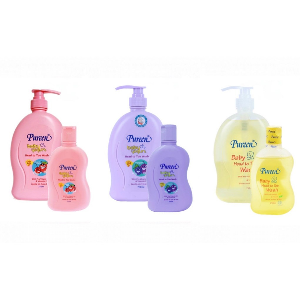 Sữa Tắm Gội Toàn Thân Cho Trẻ Sơ Sinh Pureen Baby Head To Toe Wash