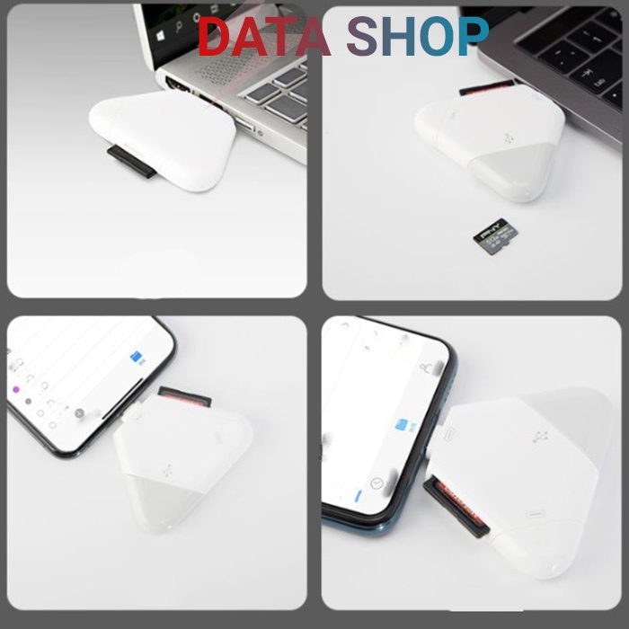 Đầu đọc thẻ SD Micro SD đa năng cho máy tính điện thoại