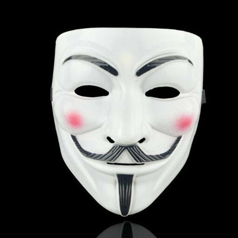 Người Lớn Mặt Nạ Trẻ Em Vô Danh Hacker V-Vendetta Trò Chơi Party Cosplay Master Fancy