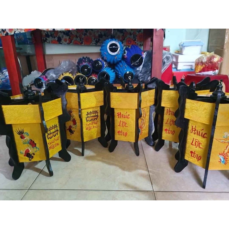 Đèn lục giác hội an  trung thu trang trí nhà cửa treo tết