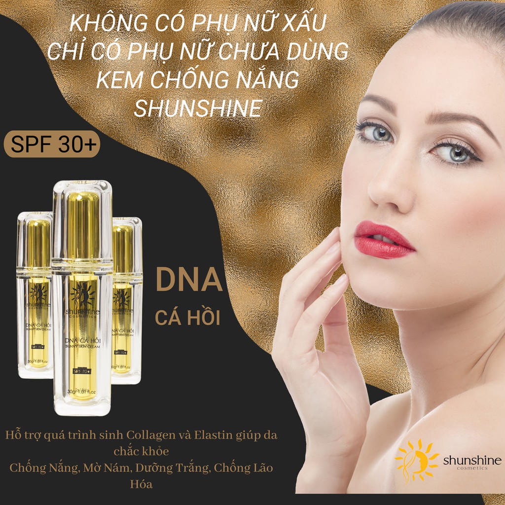 Shunshine Cosmetics kem chống nắng DNA cá hồi