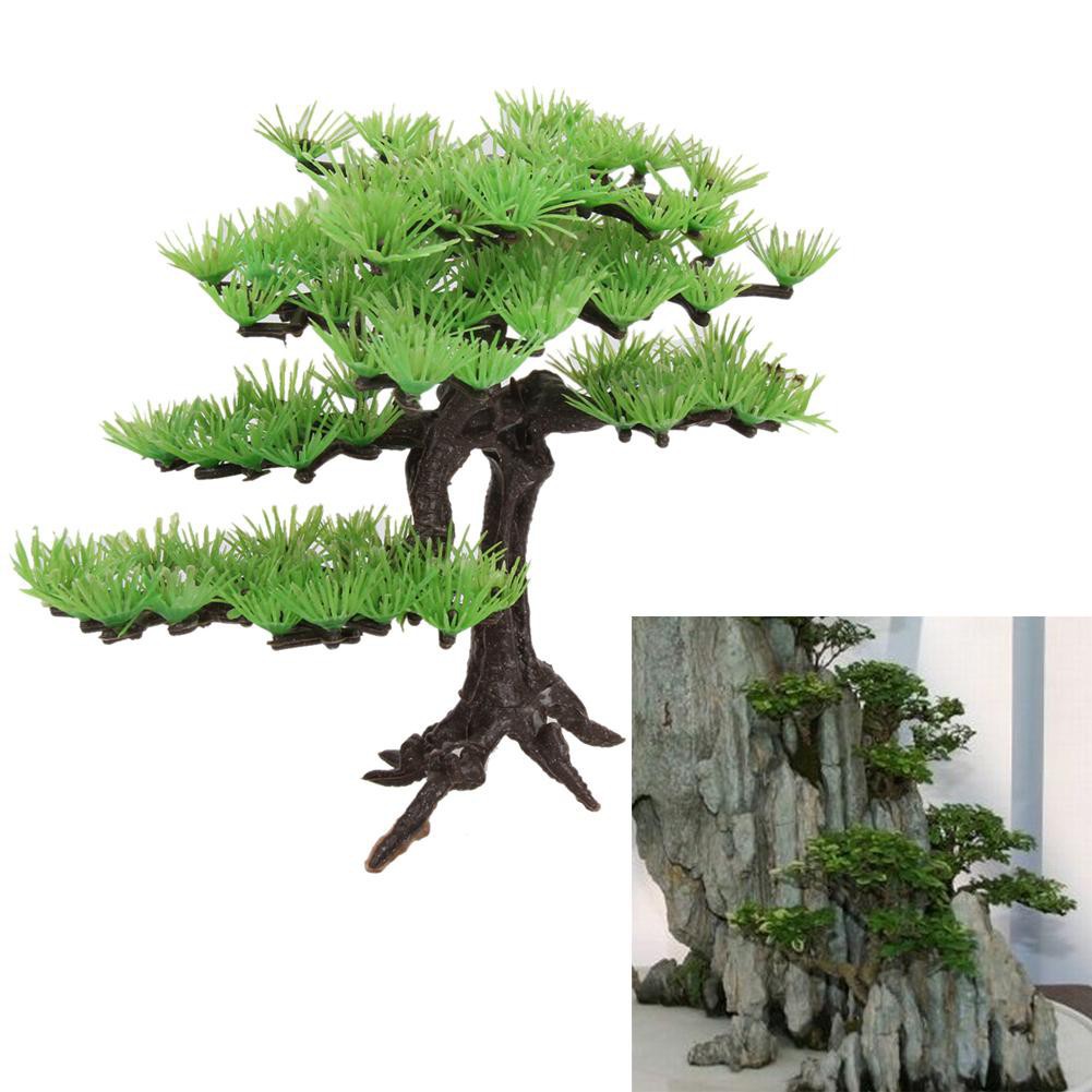 Cây Bonsai giả trang trí bể cá cảnh