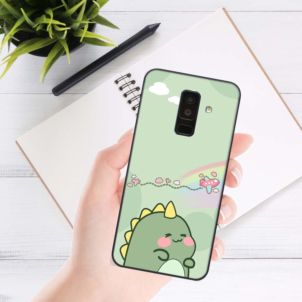 Ốp lưng Samsung A6 PLUS  in hình khủng long , gấu nâu xinh xắn, siêu cute  mà còn vô cùng RẺ -ĐẸP