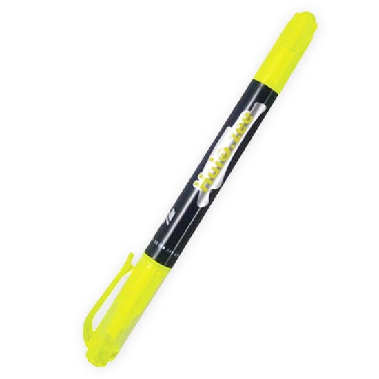 Bút viết dạ quang đánh dấu nhớ dòng Thiên Long HL03 Halo.zee twin highlighter HL03