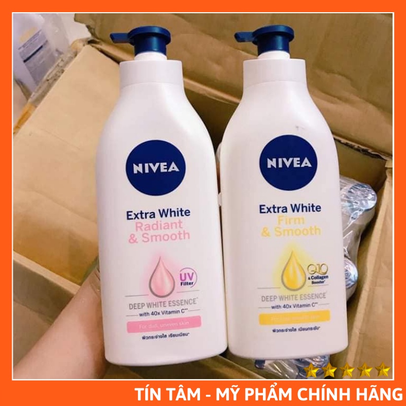 SỮA DƯỠNG THỂ TRẮNG DA NIVEA EXTRA WHITE 600ml THÁI LAN