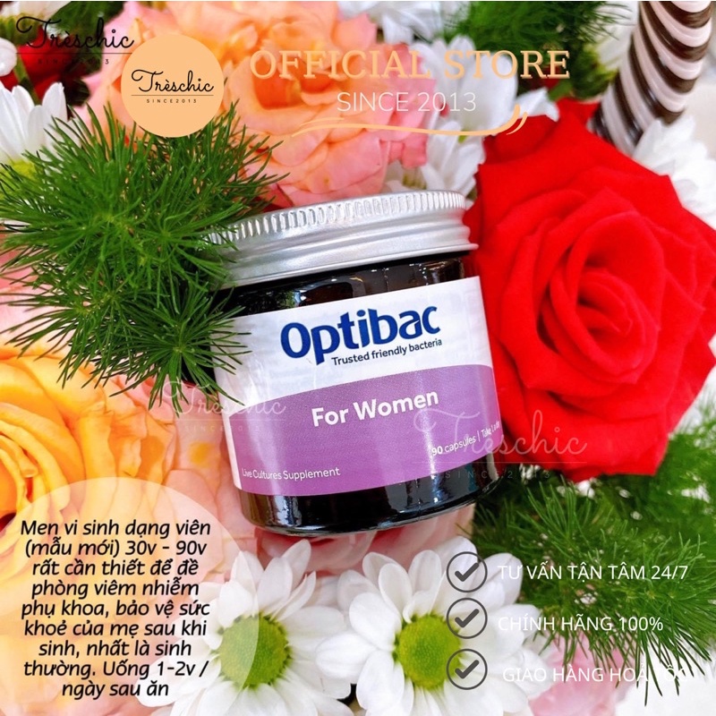Men Vi Sinh Cho Phụ Nữ Optibac Probiotics