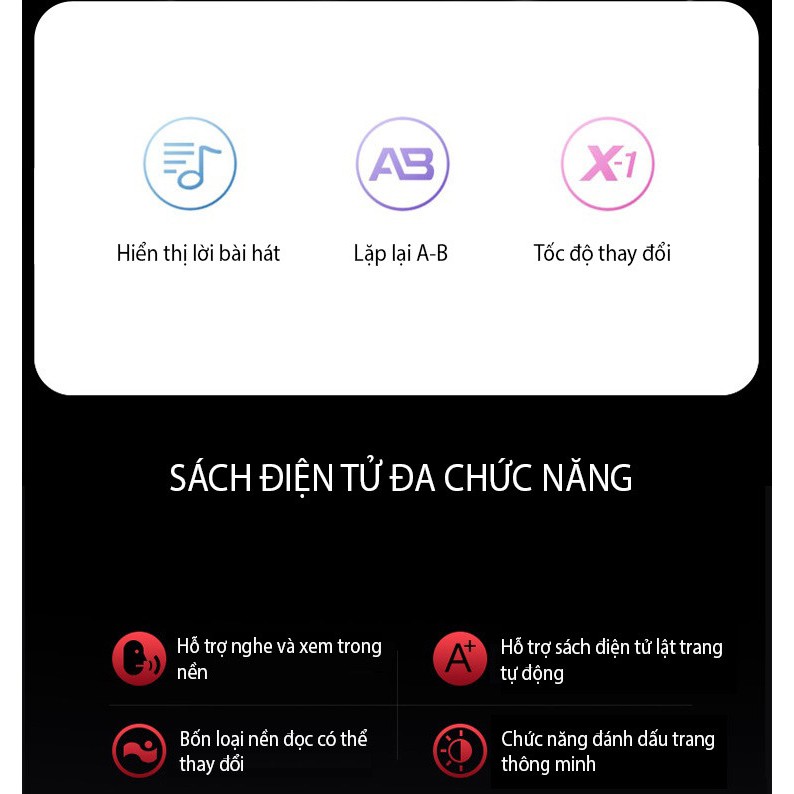 [HÀNG CHÍNH HÃNG] MÁY NGHE NHẠC XEM PHIM MÀN HÌNH CẢM ỨNG BLUETOOTH RUIZU M2 BỘ NHỚ TRONG 8GB