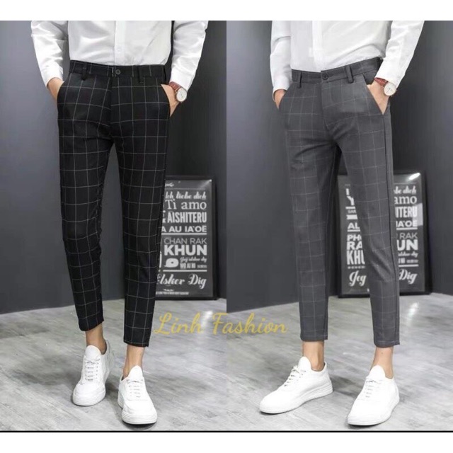 QUẦN TÂY NAM ỐNG CÔN BODY SỌC CArO MẪU MỚI 2020