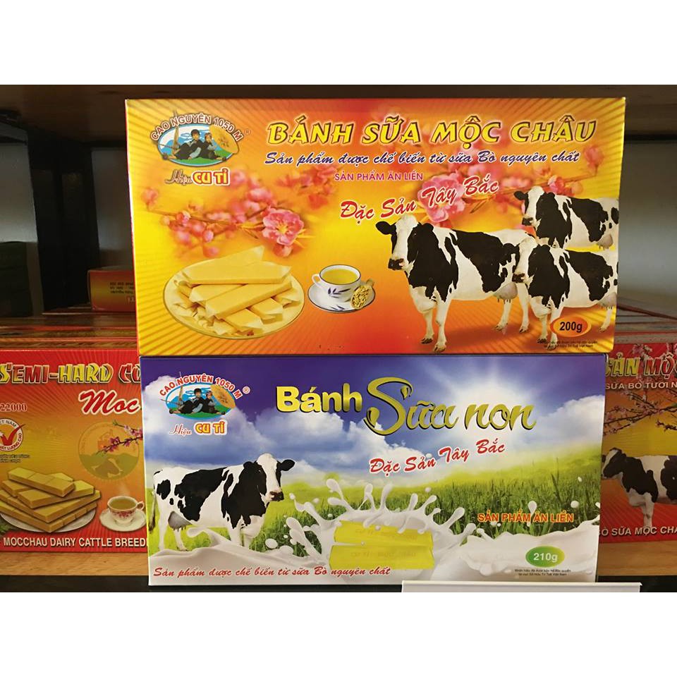 combo 2 bánh sữa vàng 4 bánh sữa non
