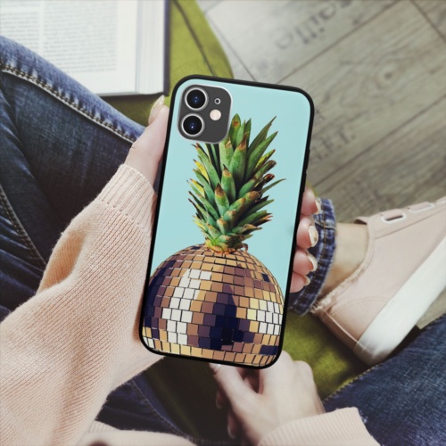 Ốp lưng iphone hình golden pineapple collage art pop art cute dẻo  cho các dòng SAMSUNG PAP20210741