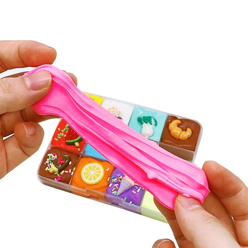 Bộ slime Bùn slime 12 Màu Sắc Đa Dạng Cho Trẻ Em