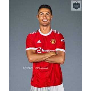 Áo Bóng Đá MU 2021 ⚡RẺ VÔ ĐỊCH⚡ Bộ Quần Áo Bóng Đá Manchester United 2021/22 Vải Thái Thoáng Mát Chuẩn Thi Đấu