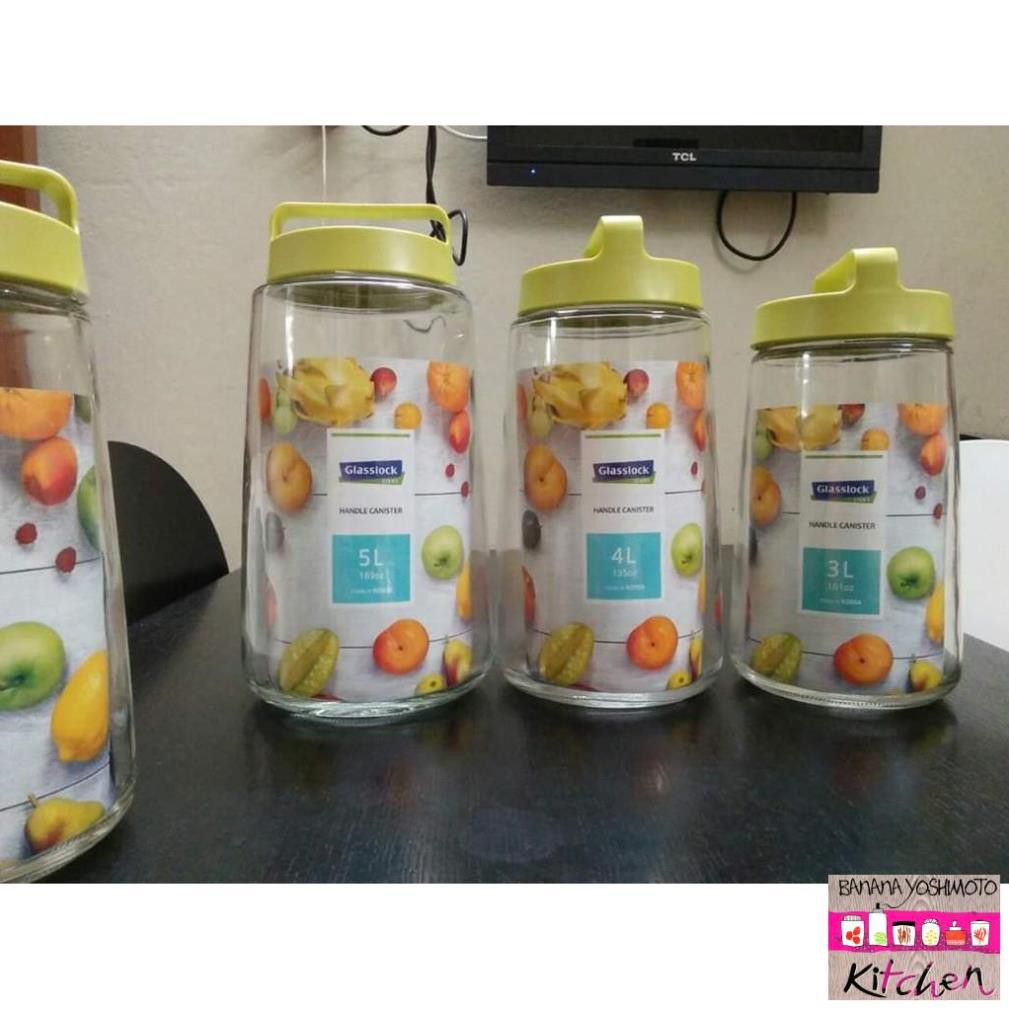 Bình ngâm rượu/ Bình ngâm hoa quả thủy tinh cường lực Glasslock IP622, IP623, IP624 | BigBuy360 - bigbuy360.vn