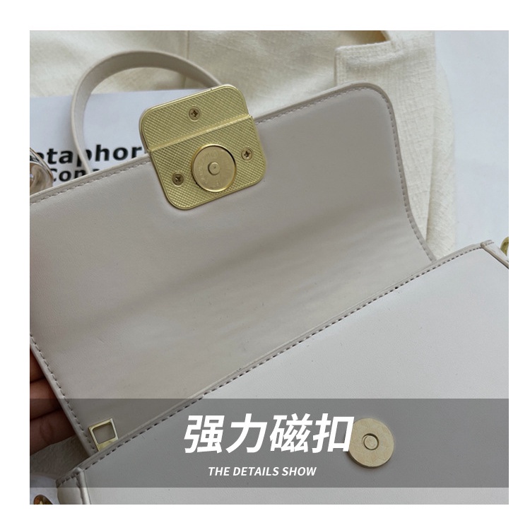 Túi Đeo JASMIN NOIR Chéo Bằng Da PU Có Khóa Cho Nữ