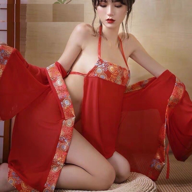 Váy Ngủ Cosplay Cô Gái Màu Đỏ Sexy - Khuyến Rũ | BigBuy360 - bigbuy360.vn