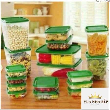 BỘ HỘP ĐỰNG THỨC ĂN 17 MÓN NHỰA LOẠI 1