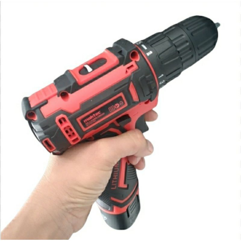 Máy khoan pin đa năng 12v  Maktec 2 cấp tốc độ kèm 2 pin - sản phẩm chất lượng, hiệu suất cao
