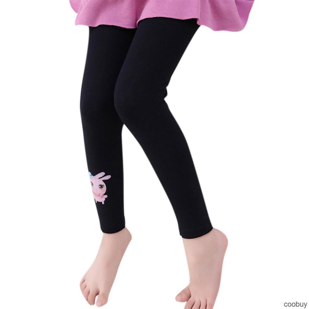 Quần Legging Cotton Thoáng Khí Phong Cách Thể Thao Hàn Quốc Cho Bé Gái