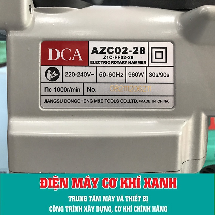 Máy khoan đục bê tông DCA AZC02-28 hàng chính hãng chuyên công trình