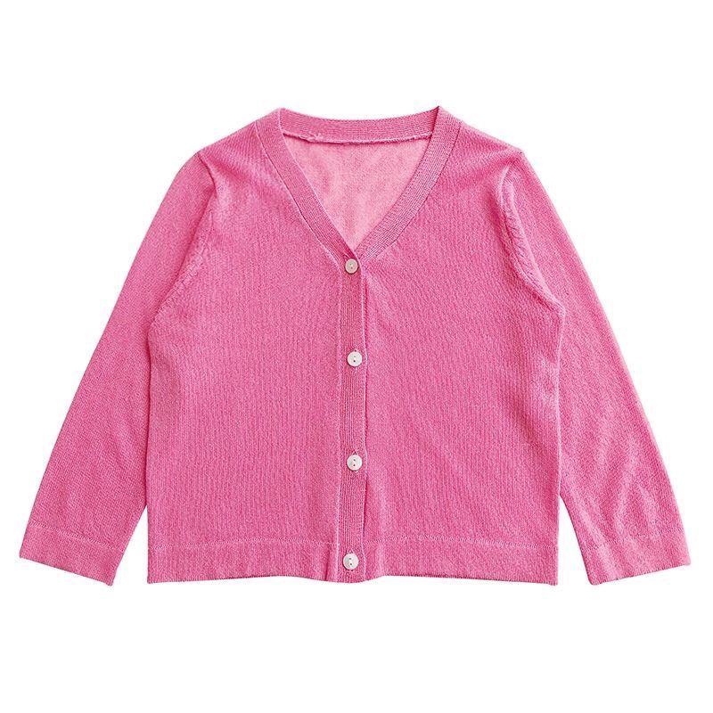 [Babycat] Áo Khoác Cardigan Dệt Kim Mỏng Chống Nắng Phong Cách Nhật Hàn Thời Trang Mùa Hè Cho Bé Gái Trung Niên