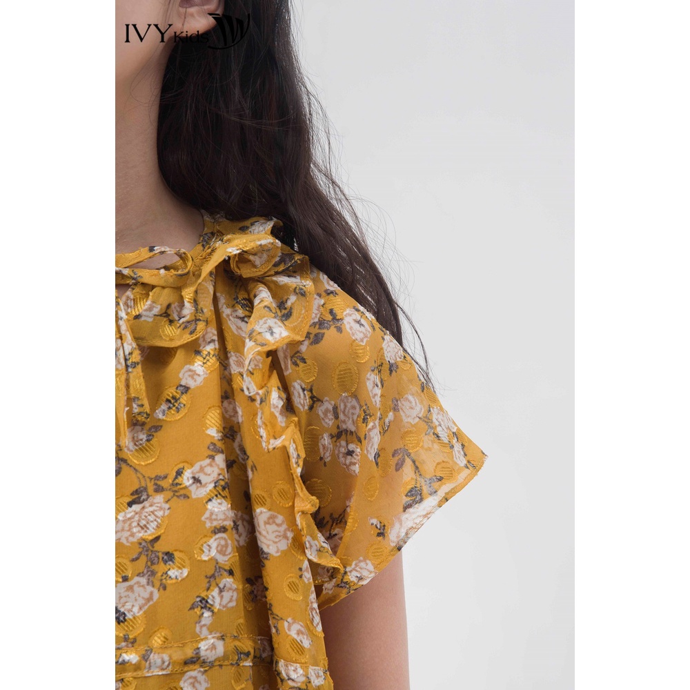 Đầm xòe 2 lớp bé gái IVY moda MS 48G0961