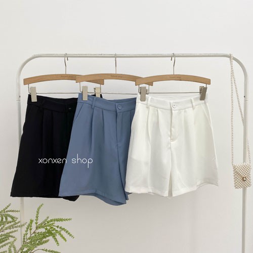 Quần Short nữ chất vải chất vải mềm mịn Xonxen shop size s m mã 9071
