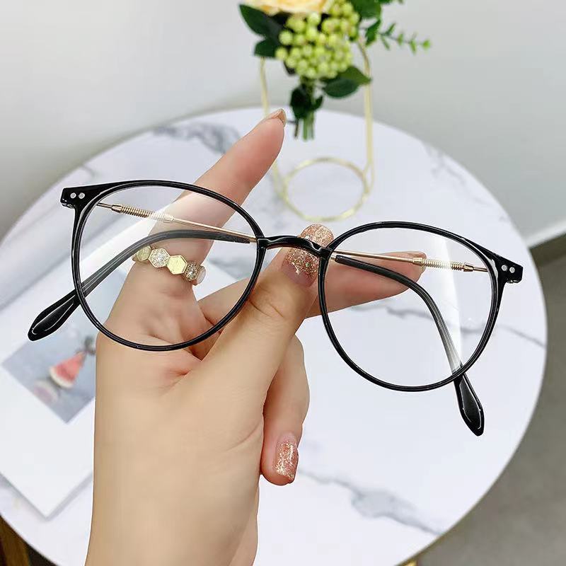 Kính Cận Gọng Oval Chống Ánh Sáng Xanh Thời Trang