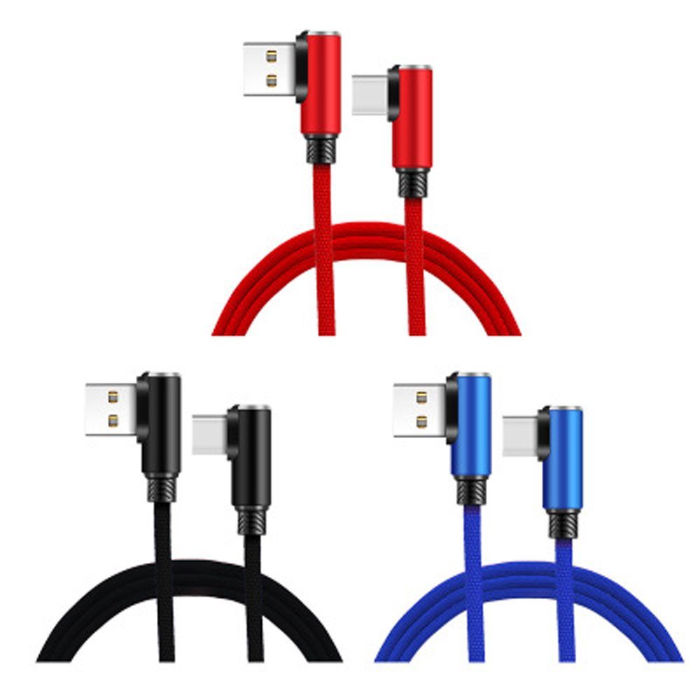 Dây Cáp Sạc Nhanh Micro Usb 1m 2.4a 90 Độ Tiện Dụng