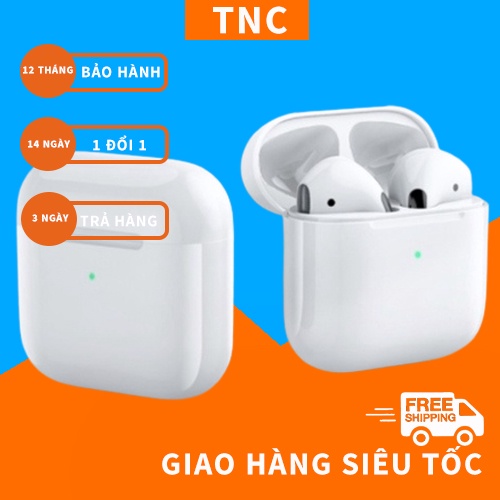Tai Nghe Bluetooth Không Dây Inpods Pro 4 TWS, nghe nhạc liên tục hơn 4 tiếng.