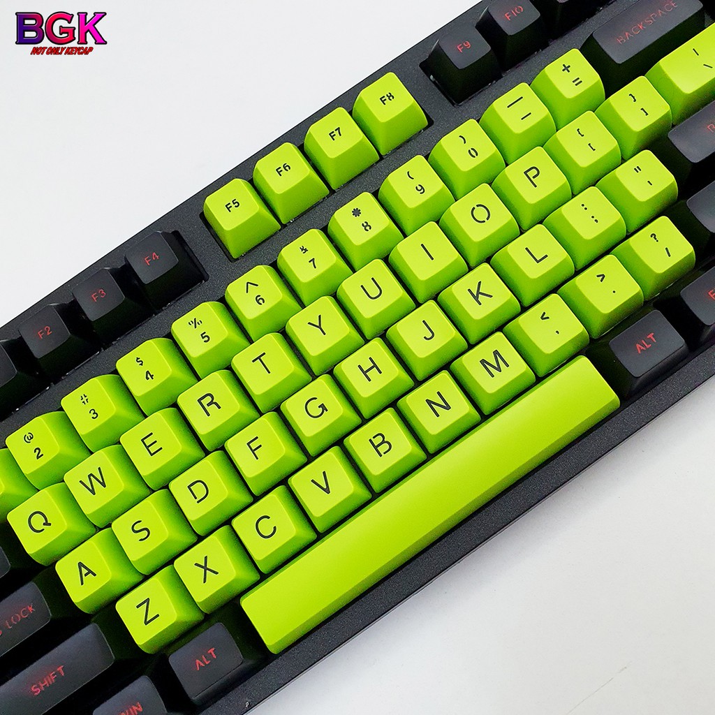 [Mã 159ELSALE hoàn 7% xu đơn 300K] Keycap SA TOXIC 112 Phím ABS Double Shot ( Thick ABS, SA Profile, Ansi Layout)