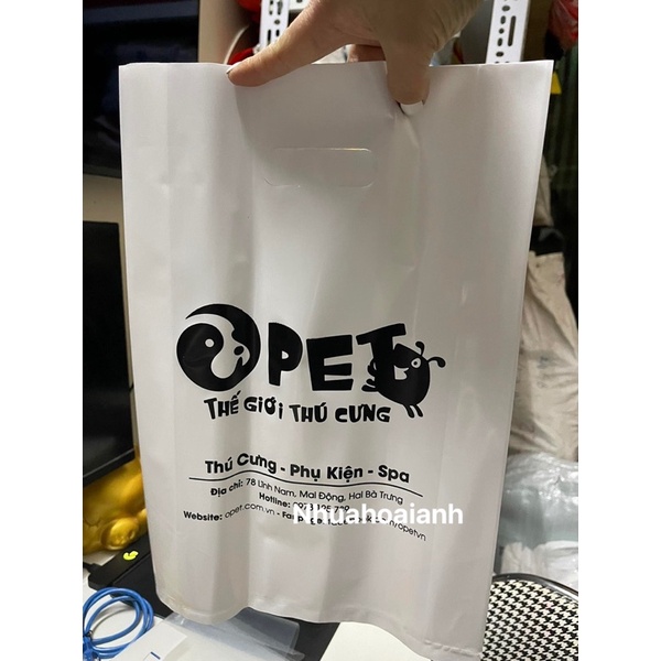 1kg túi Pe màu sứ size 35x50cm, túi đựng quần áo hàng loại 1