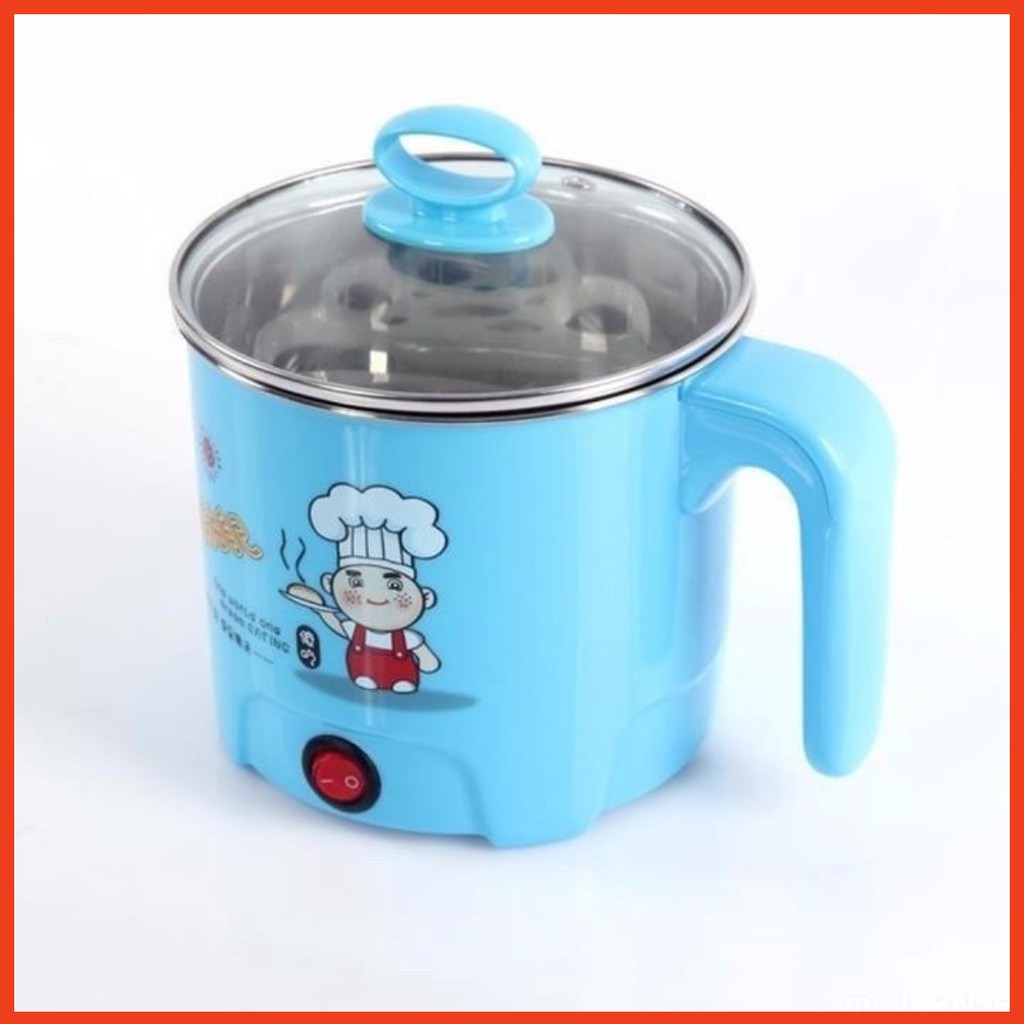 (SaLe) Ca Điện Nấu Mì Tôm Siêu Tốc 1.6L Tiện Dụng.Nồi Lẩu Điện Mini Đa Năng Siêu Tốc