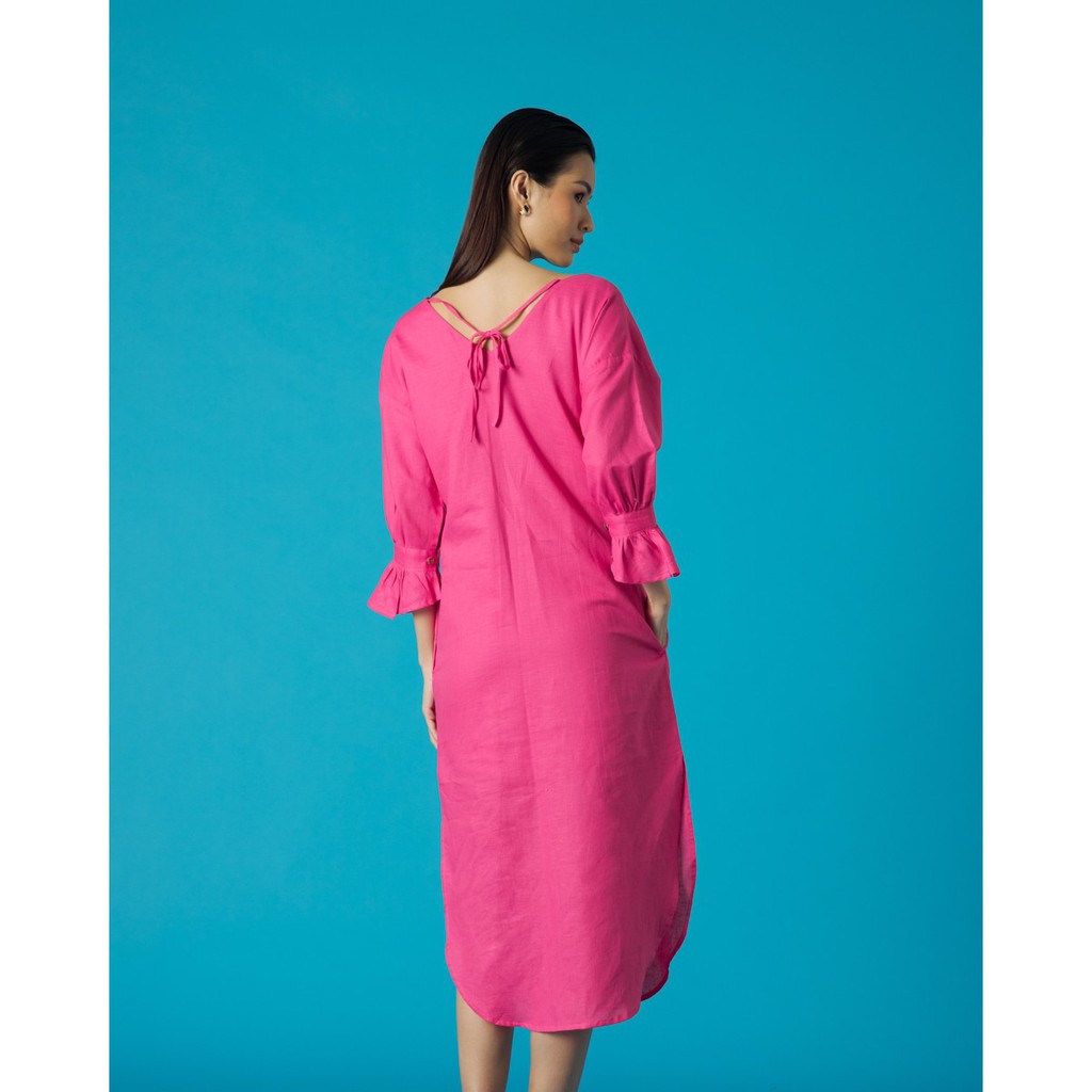 Đầm Linen Hồng F2 Fashion &amp; Freedom