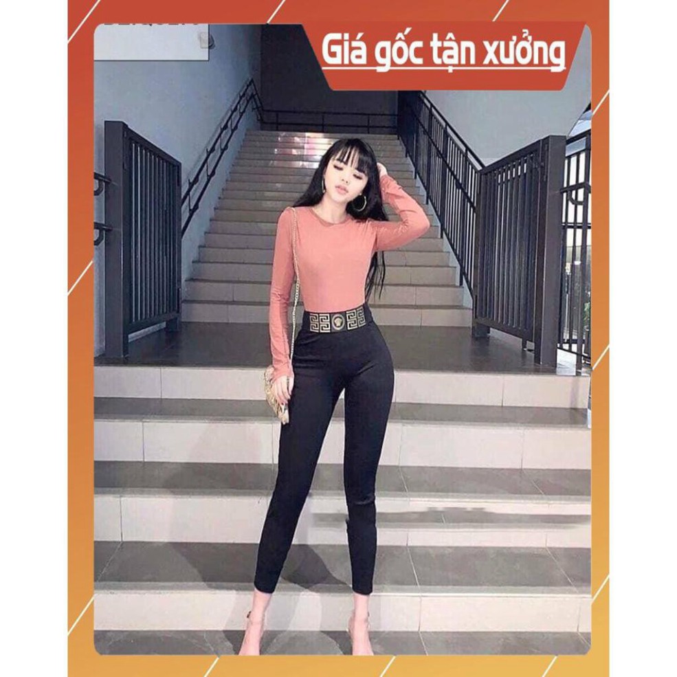 Quần Legging Thun Cạp Cao Gen Bụng - BIGSIZE 80kg | BigBuy360 - bigbuy360.vn