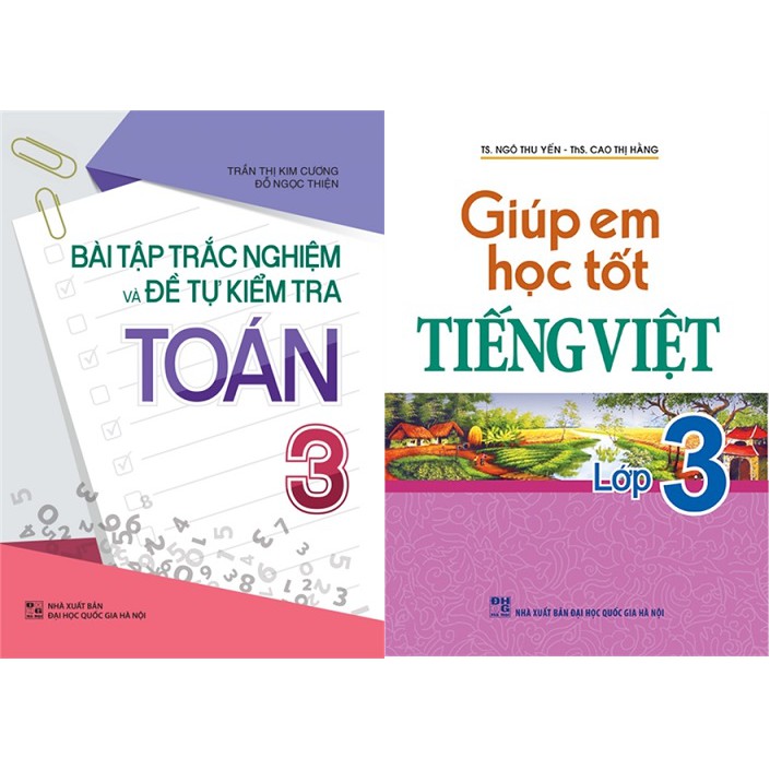 combo sách Học Toán Tiếng Việt Lớp 3