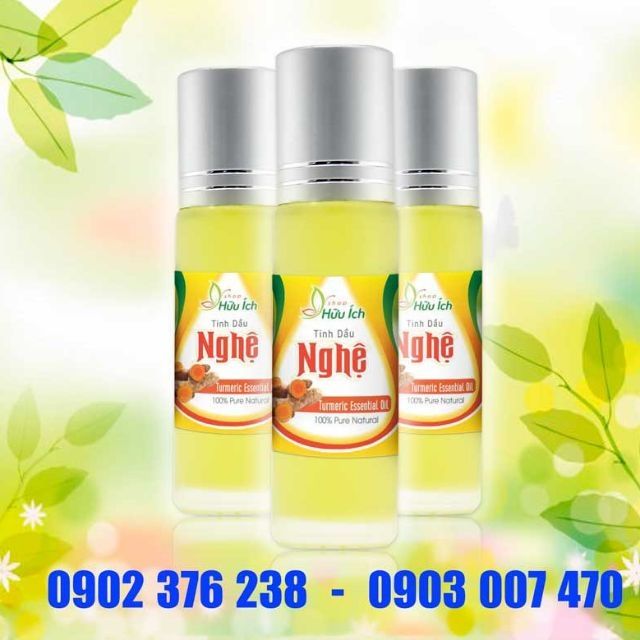 Tinh dầu nghệ nguyên chất 10ml có kiểm nghiệm tại Quatest3