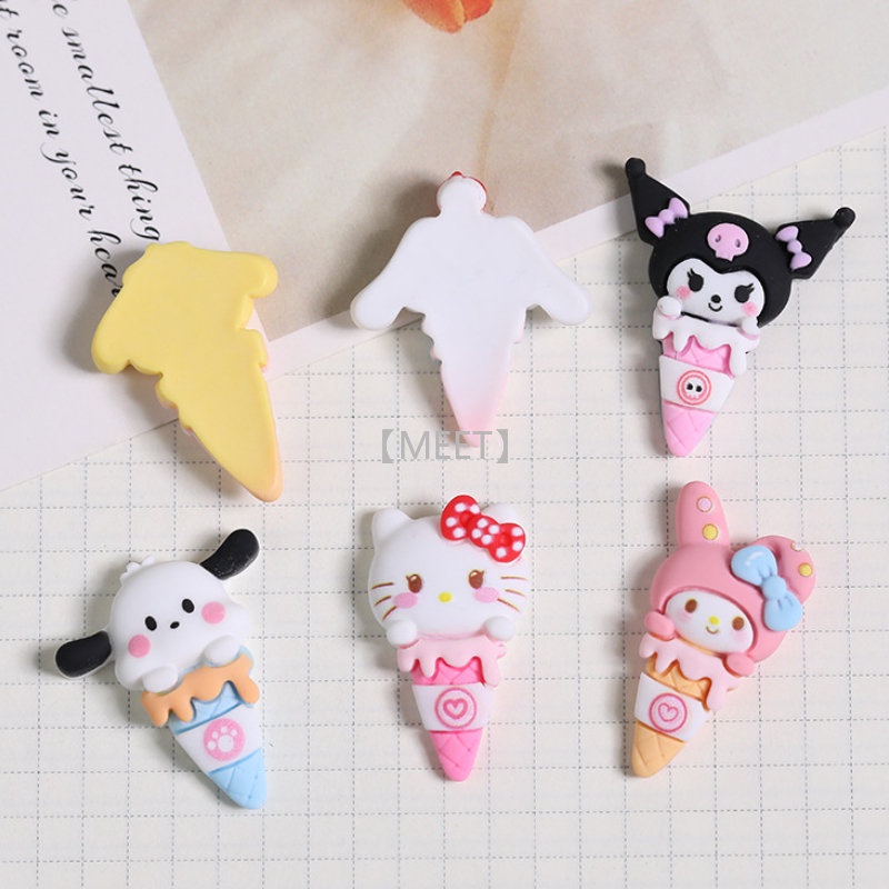 1 Túi Kem Sanrio Hoạt Hình Bằng Nhựa Resin DIY