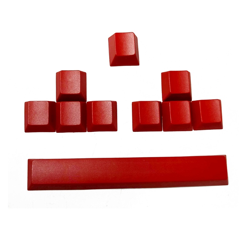 Set 10 Nút Bàn Phím Cơ Chơi Game PBT Màu Đỏ Thông Dụng Cho Máy Tính