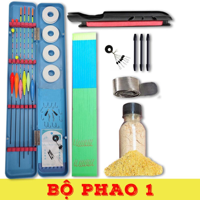 [GIẢM GIÁ 50% CHO 20 KHÁCH ĐẦU] Bộ Phao Câu Cá 2 Tầng Câu Đơn , Câu Đài, Câu Tay.. Đầy Đủ Phụ Kiện - HOÀI MY FISHING