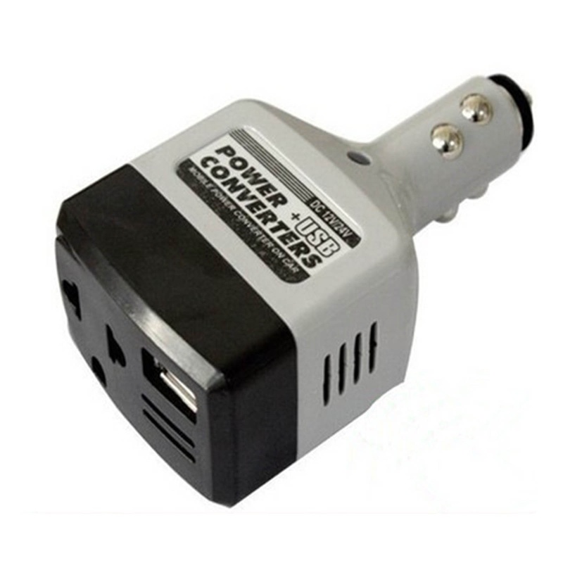 Bộ Chuyển Đổi Nguồn Điện DC 12V / 24V Sang AC 220V Với Cổng USB Chuyên Dụng Cho Xe Hơi