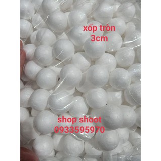 Xốp tròn 2.5cm- bịch 10 trái