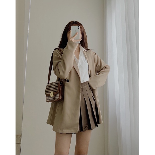 áo blazer nữ, áo vest dài tay cao cấp phong cách hàn quốc