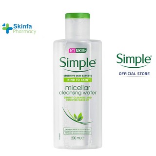 Simple Nước Tẩy Trang Micellar Cleansing Water 200ml - Skinfacy