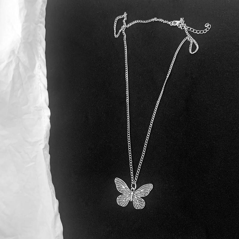 (2 mẫu) Vòng tay BƯỚM KIM Dây chuyền đính đá sang trọng thanh lịch thời trang công sở dự tiệc