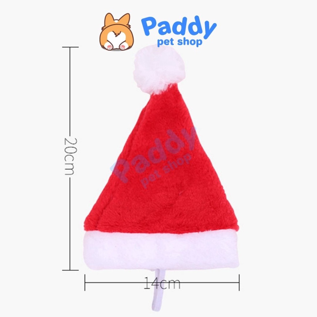 Nón Mũ Noel Giáng Sinh Cho Chó Mèo