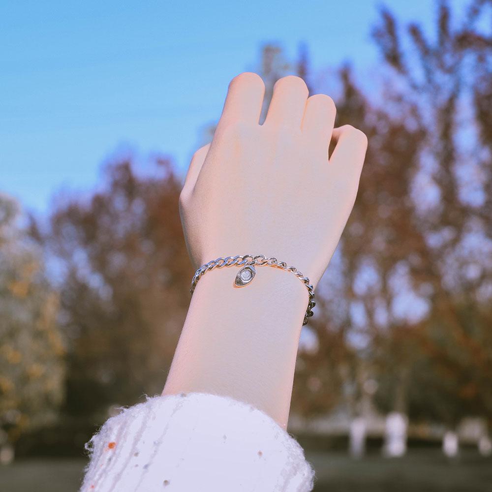 MOCHO Bộ 2 Vòng Tay Cặp Đôi Bằng Thép Không Gỉ Quyến Rũ