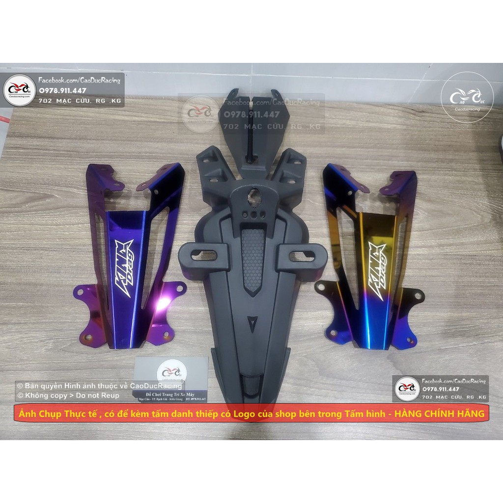Combo dè malay v2 và pass biển số king drag titan lắp cho ex150