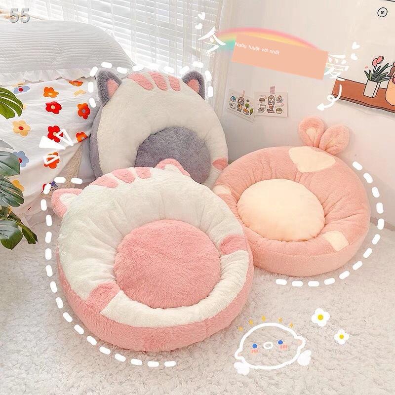 Đệm sang trọng bay cửa sổ tatami sàn phòng ngủ bến tàu lười biếng futon cô gái dễ thương mềm dày