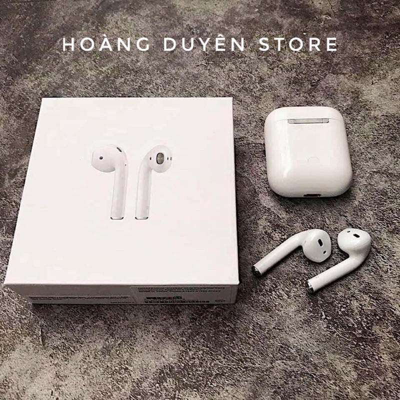 (BH 12 Tháng) Siêu Phẩm Tai Nghe Airpods 2 [ Check Setting - Đổi Tên - Định Vị - Hiển thị phần trăm pin liên tục ]